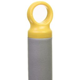 Швабра с отжимом, ручка 125 см "Skay" цвет белый в комплекте две насадки