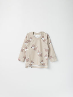 Лонгслив детский, песочный, 698