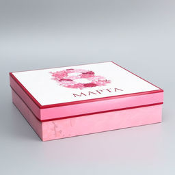 Цена за 5 шт. Коробка подарочная складная 8 марта, 30?30?8 см