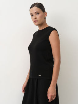 Джемпер кашемировый 06052 черный