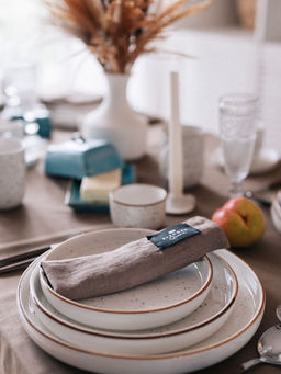 Тарелка Magistro Queil, d=23.6 см, фарфор, белая