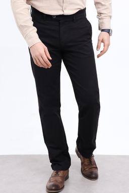 Siyah Erkek Dokuma Kumas Pantolon TMNAW26PL00032