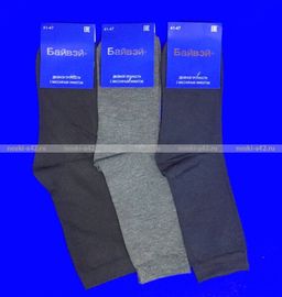 Цена за 12 пар. Байвей носки мужские артикул 508 с массажным эффектом 42-48 (фактически 41-45)  фото 24