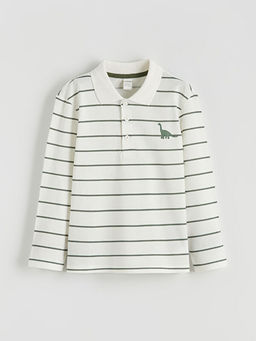 Erkek ?ocuk ?izgili Polo Yaka Ti??rt