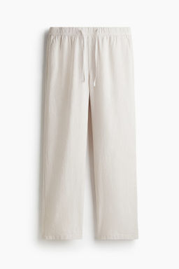 Pantal?n en mezcla de lino Relaxed Fit - H&m фото 3
