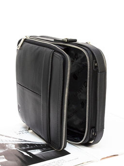 LACCOMA сумка 5512-4-черный натуральная кожа