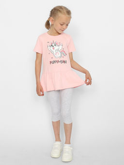 CRB wear/CWKG 70320-11 Бриджи для девочки,светло-серый меланж/Ex.Cherubino