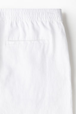 Pantal?n corto de lino Regular Fit - H&m фото 4