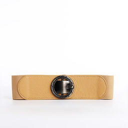 Ремень женский, XS-L, ширина 6 см, пряжка металл, цвет бежевый - Simaland фото 3