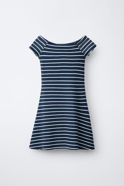 VESTIDO PUNTO ROMA ESTAMPADO / Marino - Zara фото 2