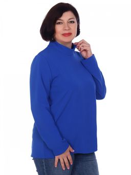 Б0754 Водолазка женская трикотажная синий - АстраТекстиль фото 2