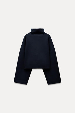 SHORT SWEATSHIRT WITH PIPING - Zara фото 6
