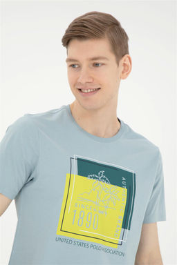 Мужская футболка водно-зеленого цвета - U.s. polo assn фото 2