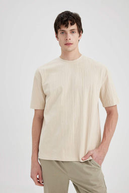 Футболка Oversize с круглым вырезом и короткими рукавами