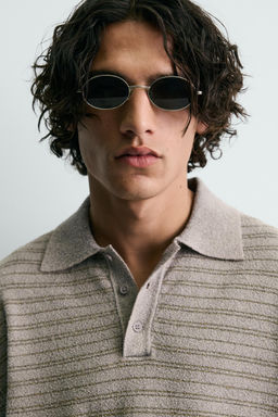 POLO PUNTO ESTRUCTURA BOUCL? / Gris