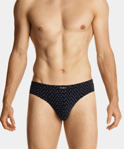 3MP-100 Трусы классика Small moons - набор 3 шт. темно-синий + красный + темно-голубой - Atlantic фото 26