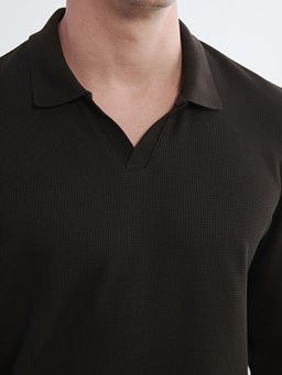 Polo Yaka Erkek Sweatshirt