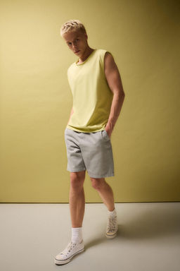 %100 Pamuk Boxy Fit Basic Atlet - Defacto фото 2