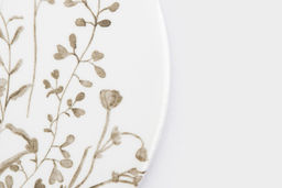 Подставка под кружку, 11 см, круглая, керамика/пробка, белая, Осенние цветы, Florance - Anna lafarg фото 6