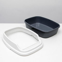 Туалет Айша М с бортом 53 х 39 х 21 см, серый - Simaland фото 5