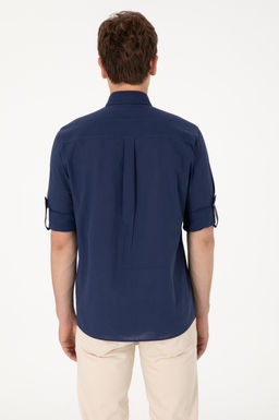 Erkek Lacivert Uzun Kollu Basic G_mlek Sepette S_rpriz _ndirim - U.s. polo assn фото 14