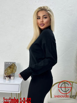 Водолазка женская однотонная