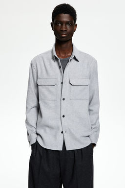 Sobrecamisa de fieltro Regular Fit - H&m фото 2