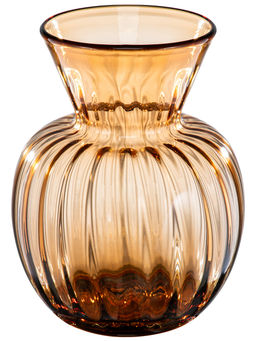 Ваза 19*19*25,5 см 4 л, коричневый, стекло