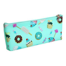 Пенал школьный на молнии «Сладости», МИКС