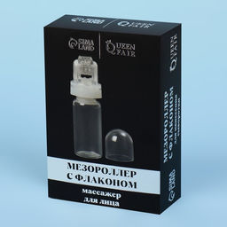 Мезороллер со флаконом для сыворотки, 64 иглы, 0,25/0,5/1 мм, флакон 10 мл, цвет прозрачный - Simaland фото 9