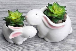 Кашпо 11,7х7,8х8,1 Кролик / XN04 /уп 72/ - Галеонтрейд фото 6