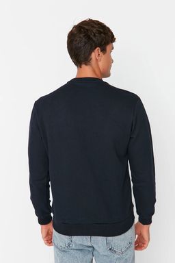 Lacivert Regular/Normal Kesim Ici Polar/S?cak Tutan Sweatshirt TMNAW21SW1208