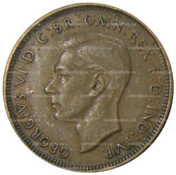 1/2 пенни 1938 года Австралия