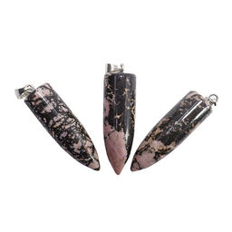 Подвеска маятник камень Родонит Привлечение достойного спутника жизни Исполнение заветных желаний