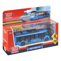 Автобус новый, металл, 15 см, (открыв. двери) инерц., в коробке