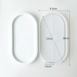 Молд силиконовый  «Овал»