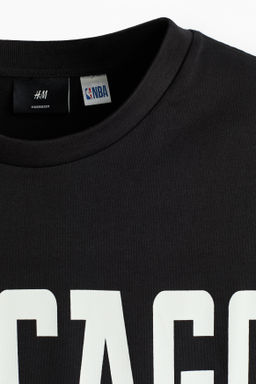 Camiseta con estampado Oversized Fit - H&m фото 6