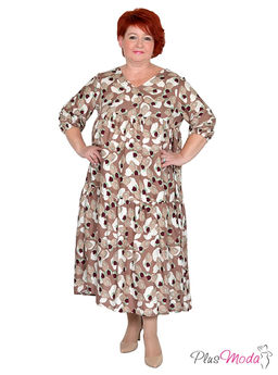 Платье Модель №1529 размеры 44-84 - Plusmoda фото 4