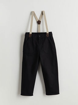 Ask?l? Pamuklu Erkek ?ocuk Pantolon