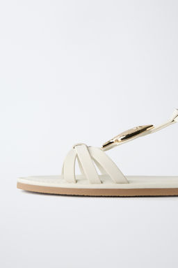 SANDALIA PEZ / Blanco - Zara фото 6
