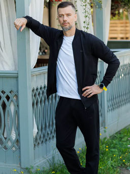 Спортивный костюм М-1852 Чёрный - Relay фото 11