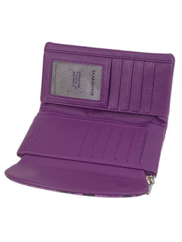 Женское портмоне из искусственной кожи, цвет фиолетовый - Greta фото 2
