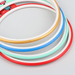 Цена за 10 шт. Пяльцы для вышивания, d=18.2 см, МИКС