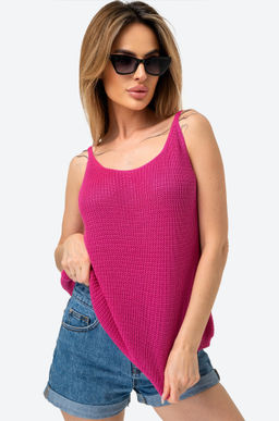 Женский вязаный топ на бретелях Happy Fox  фото 43