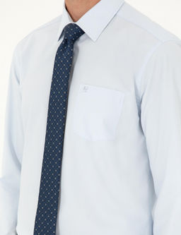 A__k Mavi Regular Fit Uzun Kollu Basic G_mlek