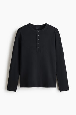 Camiseta de canal? con cuello panadero Slim Fit - H&m фото 2