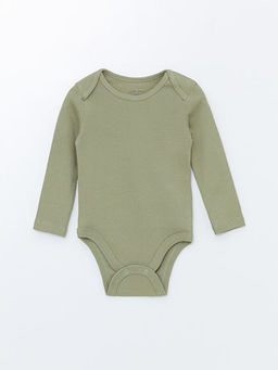 Bisiklet Yaka Bask?l? Erkek Bebek ??t??tl? Bodysuit 2li