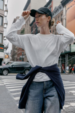 CONTRAST NECK T-SHIRT - Zara фото 2