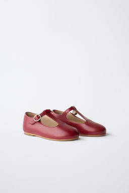 T-BAR LEATHER BALLET FLATS LIMITED EDITION - Zara фото 2
