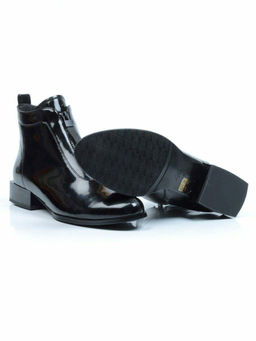 01-C1453-1-21R100-M BLACK Ботинки демисезонные (натуральная кожа, байка) - Фабричный китай фото 16